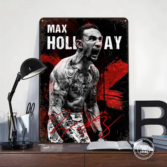 Max Holloway Fighter Portrait Frame