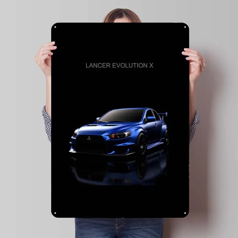 Mitsubishi Evo X Black Frame