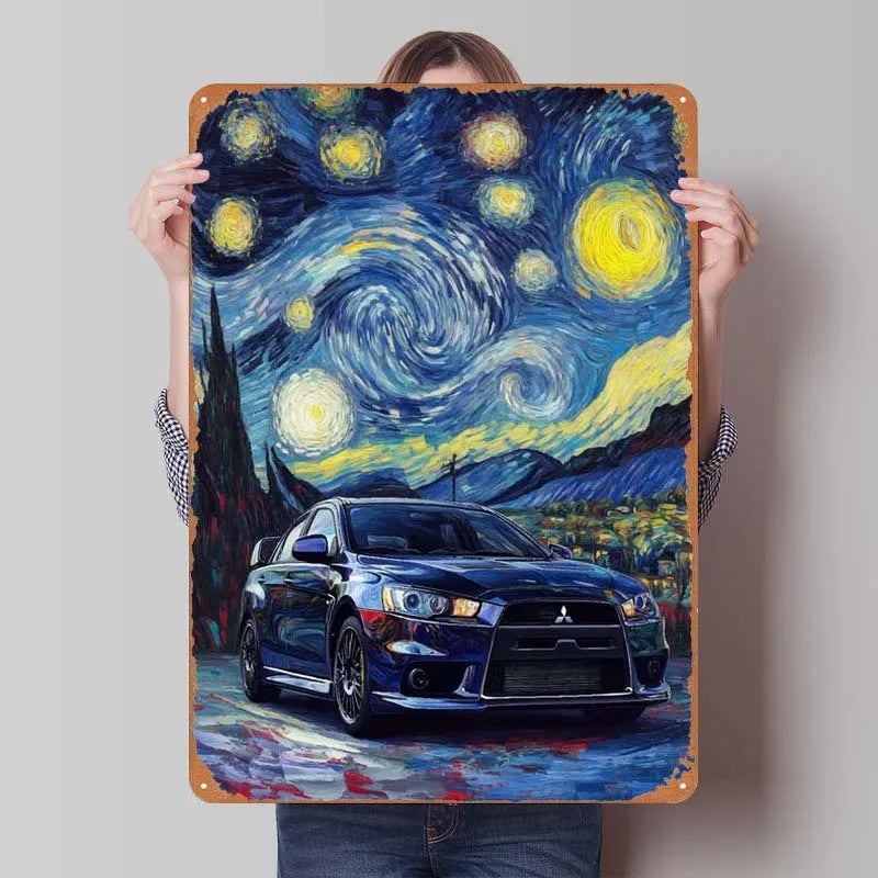 Mitsubishi Lancer Starry Night Frame