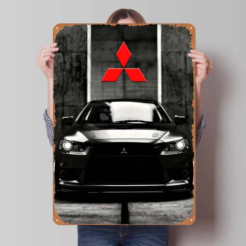 Mitsubishi Badge Frame