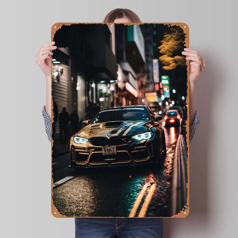 BMW Nighttime Aesthetic Frame