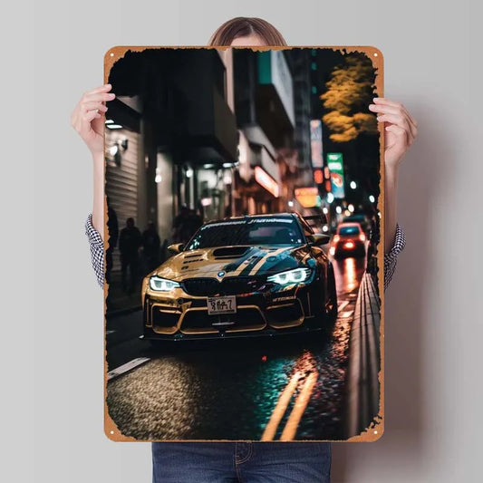 BMW Nighttime Aesthetic Frame