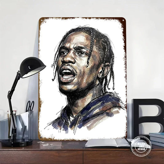 Travis Scott Portrait Frame