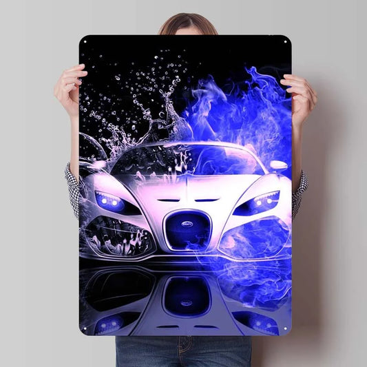 Bugatti Fire & Water Frame