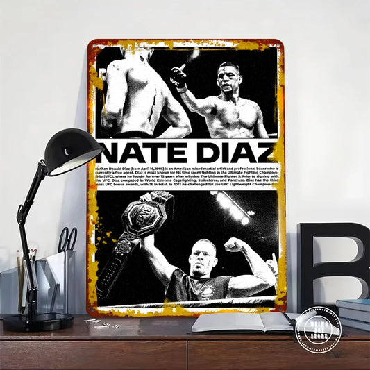 UFC Nate Diaz Description Frame