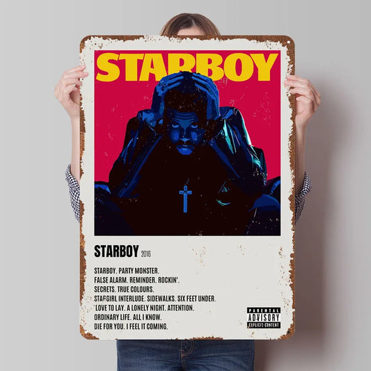 The Weeknd Starboy Album Frame