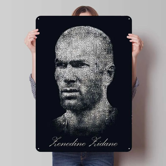 Zinedine Zidane Closeup Frame