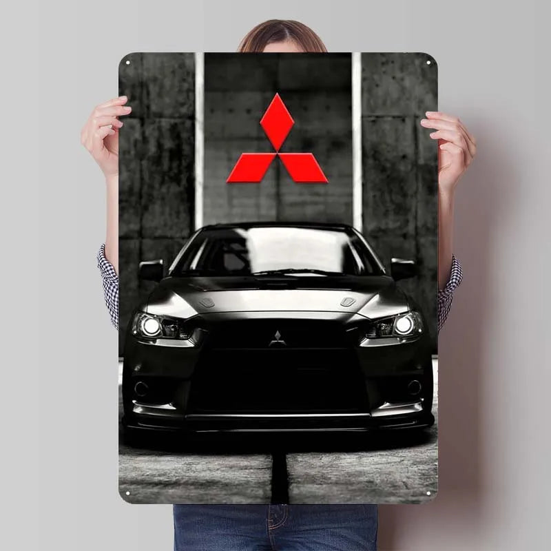 Mitsubishi Badge Frame